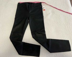 joe’s leather skin black w26 pants